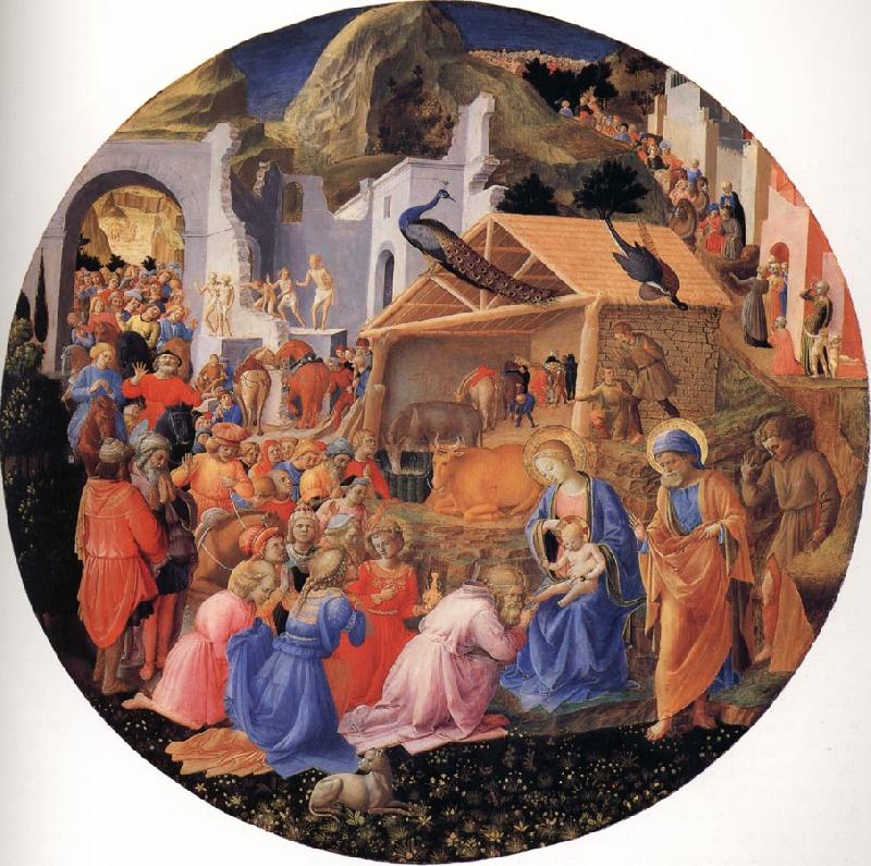 Fra Filippo Lippi The Adoration of the Magi Sweden oil painting art